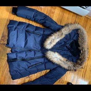 Mackage Adali navy coat jacket